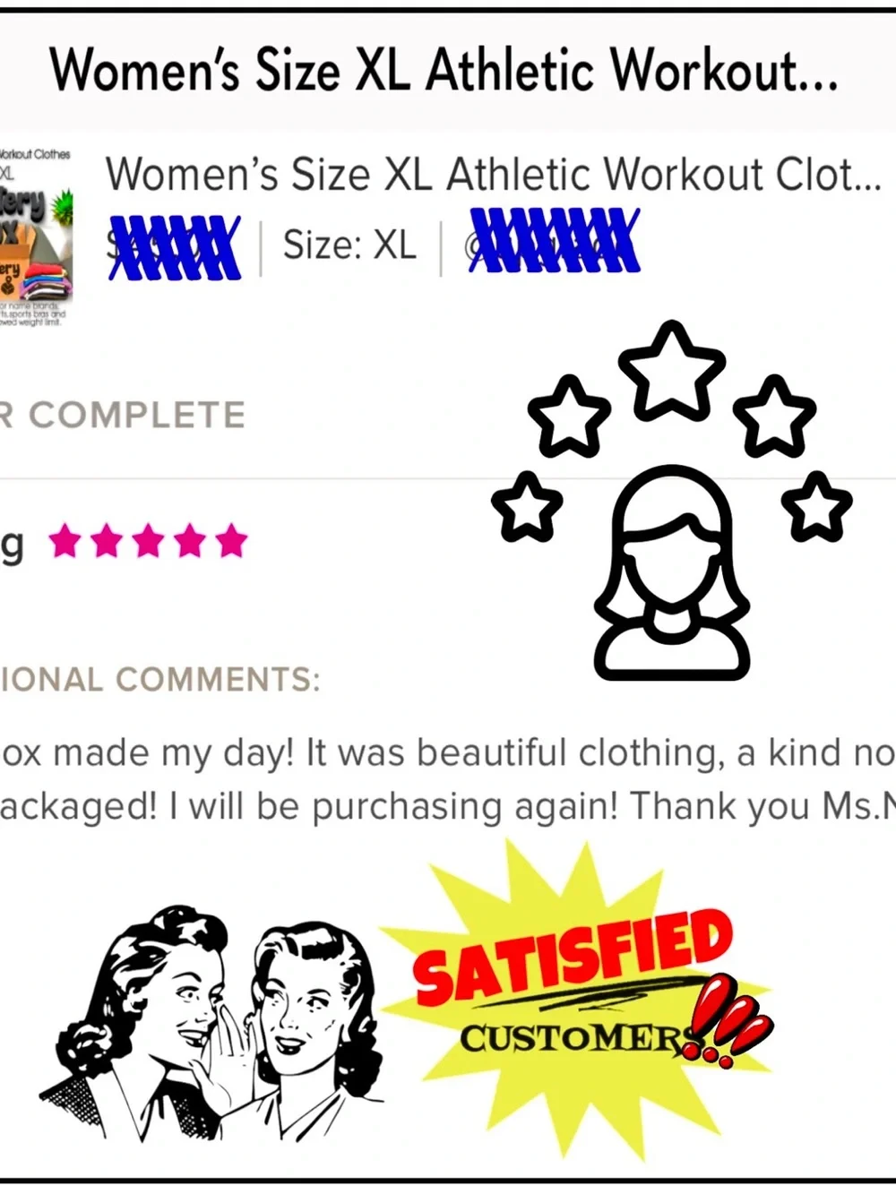 Women’s Athletic Mystery Box – Curated Workout Apparel (Up to 5 lbs!)